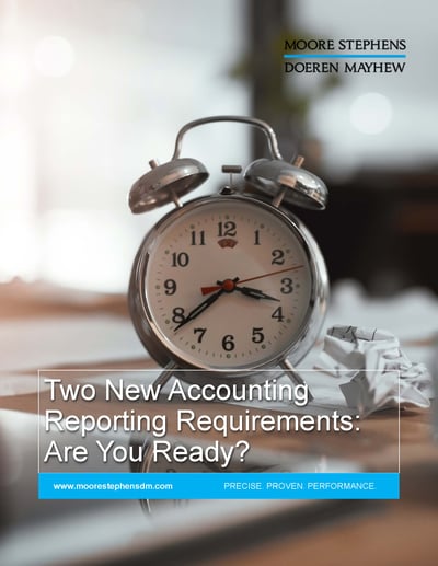 Ebook cover Two New Financial Reporting Requirements Are You Ready